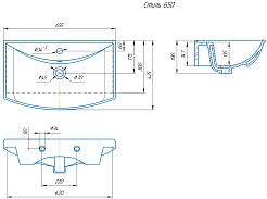 Водолей Тумба с раковиной Колумбия 65 – фотография-8